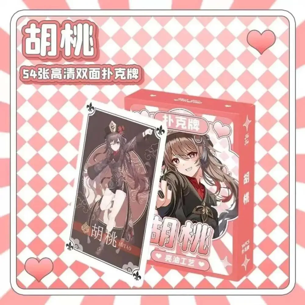 Us seller Anime Poker Board Games Playing Cards Genshin Impact Demon Slayer Juju